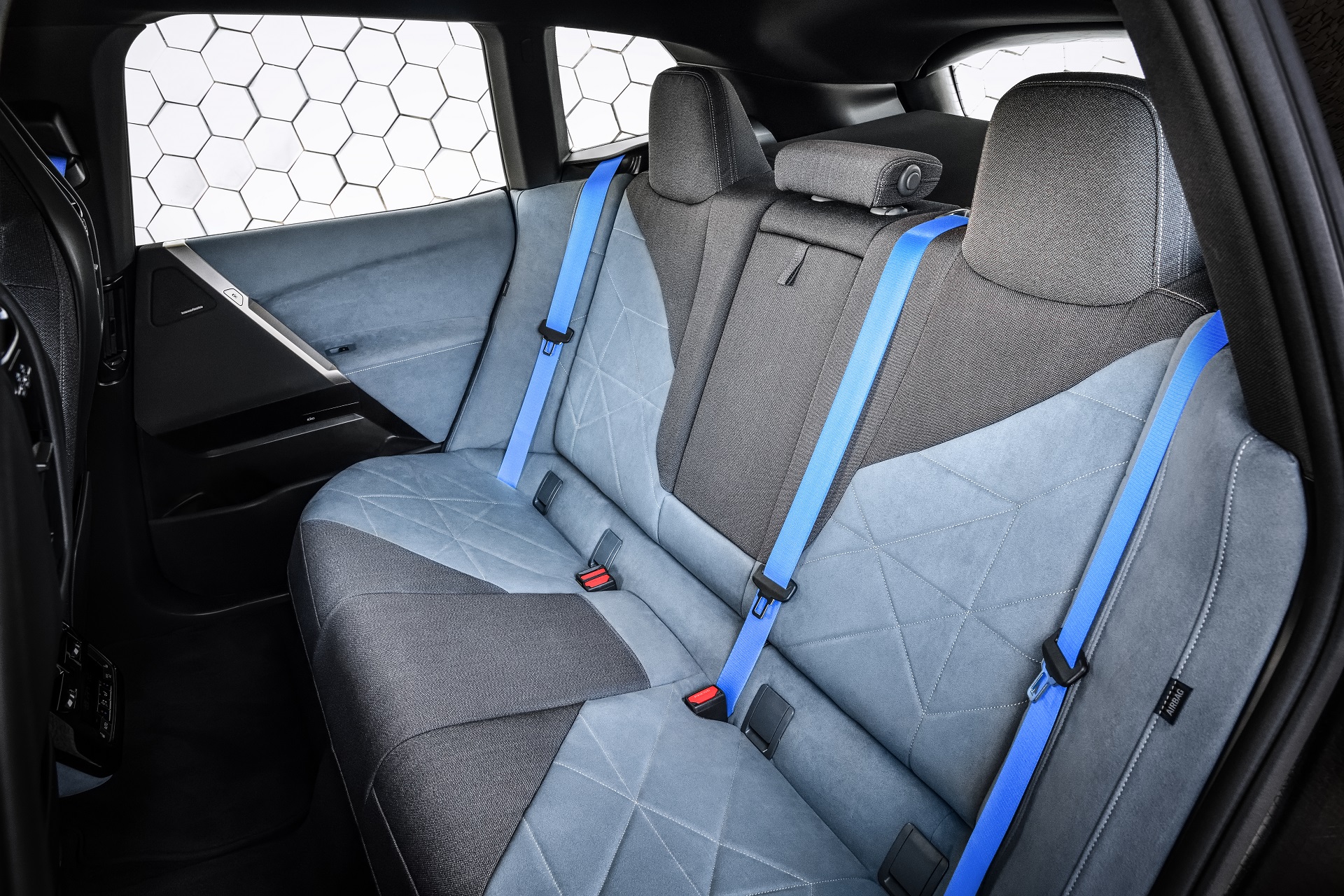 Download 2022 BMW iX - Interior, Rear Seats HD Wallpaper 1920x1280 #52
