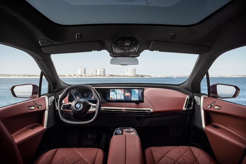 2022 BMW iX with Sport Package - Interior, Cockpit Wallpaper 850x567 #21