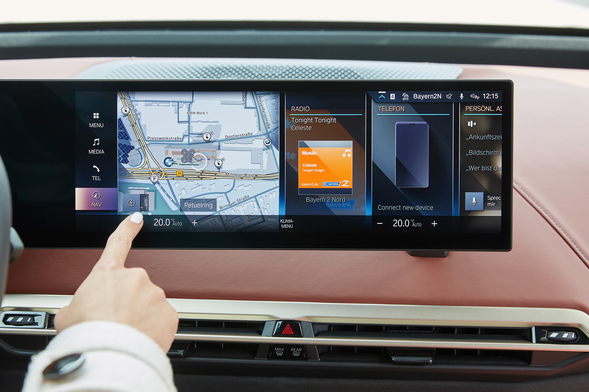 Download 2022 BMW iX xDrive40 - Central Console HD Wallpaper 1920x1280 #144