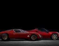 2021 Alfa Romeo 4C Spider 33 Stradale Tributo and 1967 Alfa Romeo 33 Stradale Wallpaper 190x150
