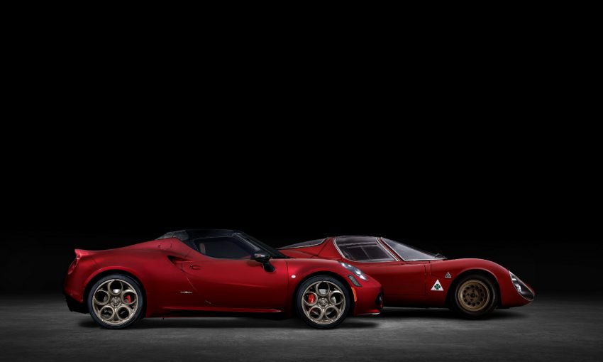 2021 Alfa Romeo 4C Spider 33 Stradale Tributo and 1967 Alfa Romeo 33 Stradale Wallpaper 850x510 #26