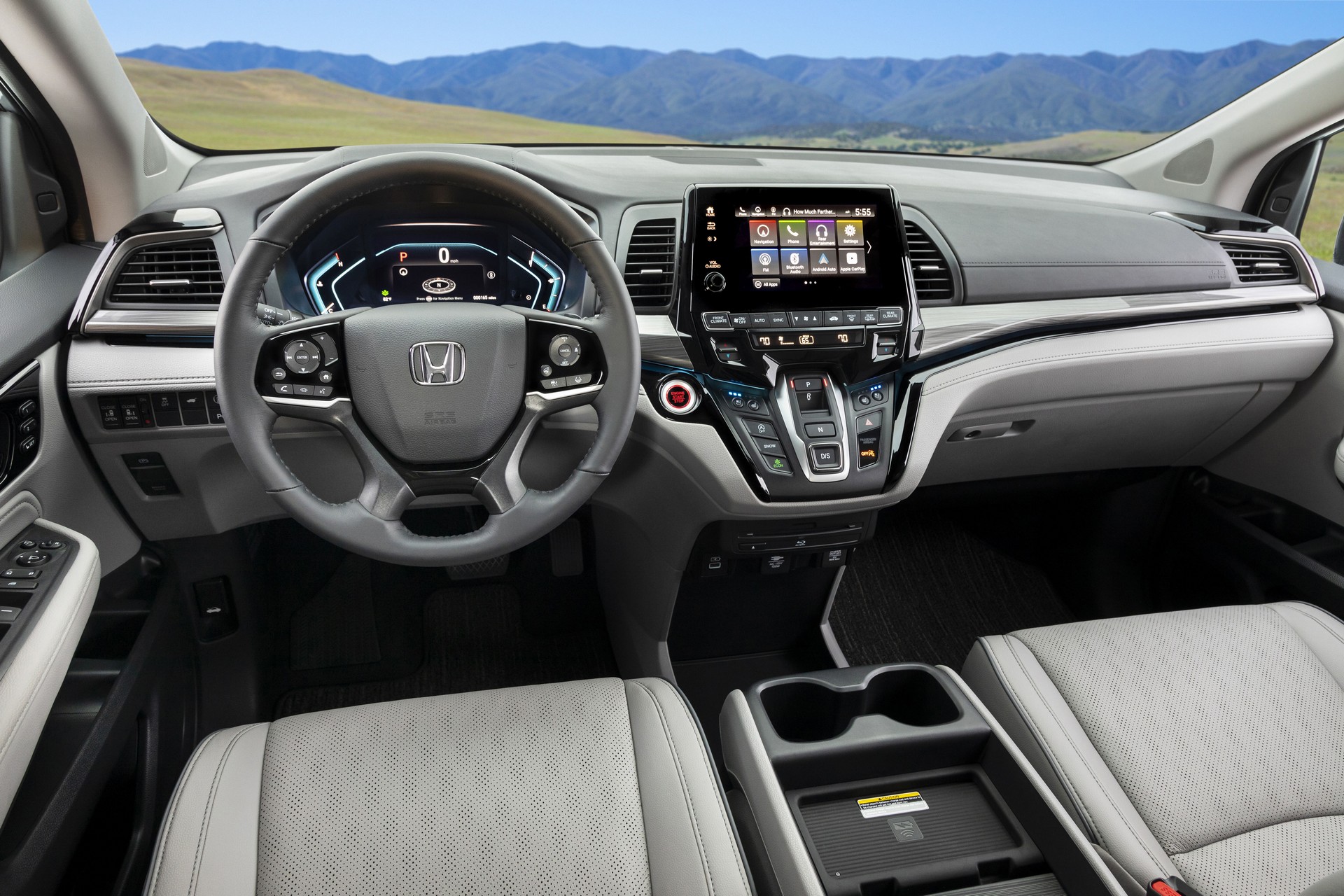Download 2021 Honda Odyssey - Interior, Cockpit HD Wallpaper 1920x1280 #52