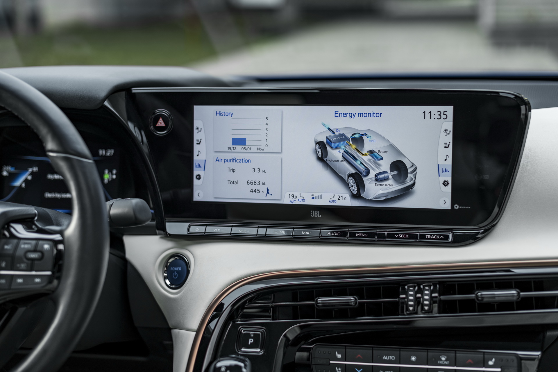 Download 2021 Toyota Mirai - Central Console HD Wallpaper 1920x1280 #97