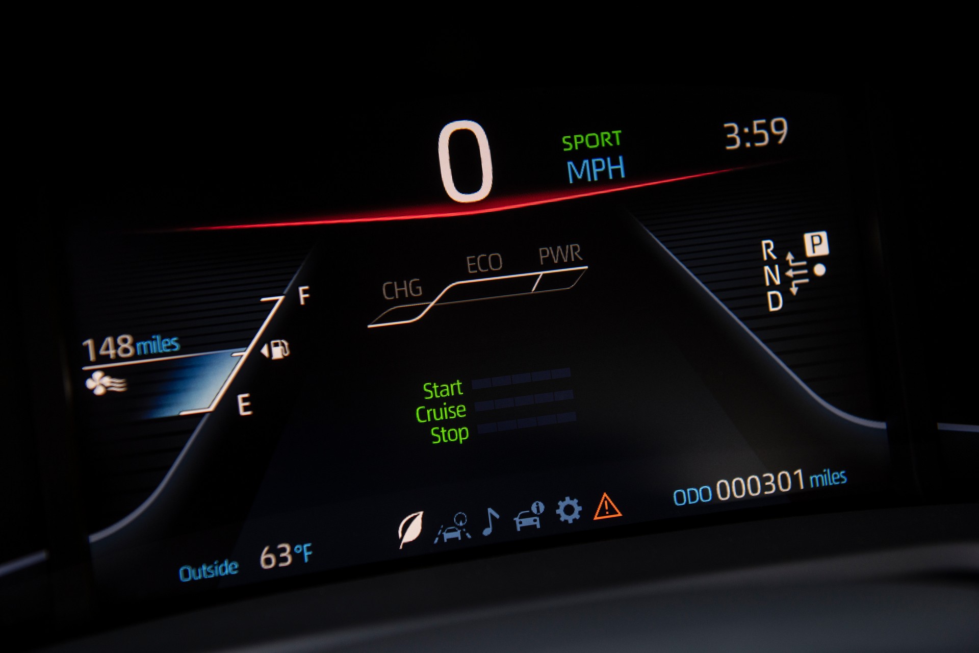 Download 2021 Toyota Mirai FCEV - Digital Instrument Cluster HD Wallpaper 1920x1280 #162