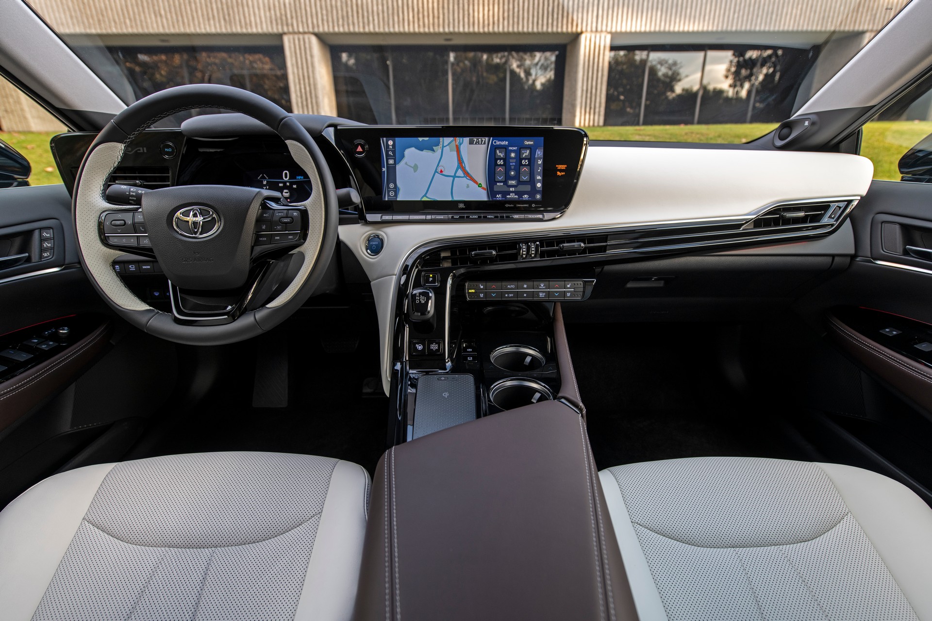 Download 2021 Toyota Mirai FCEV - Interior, Cockpit HD Wallpaper 1920x1280 #168