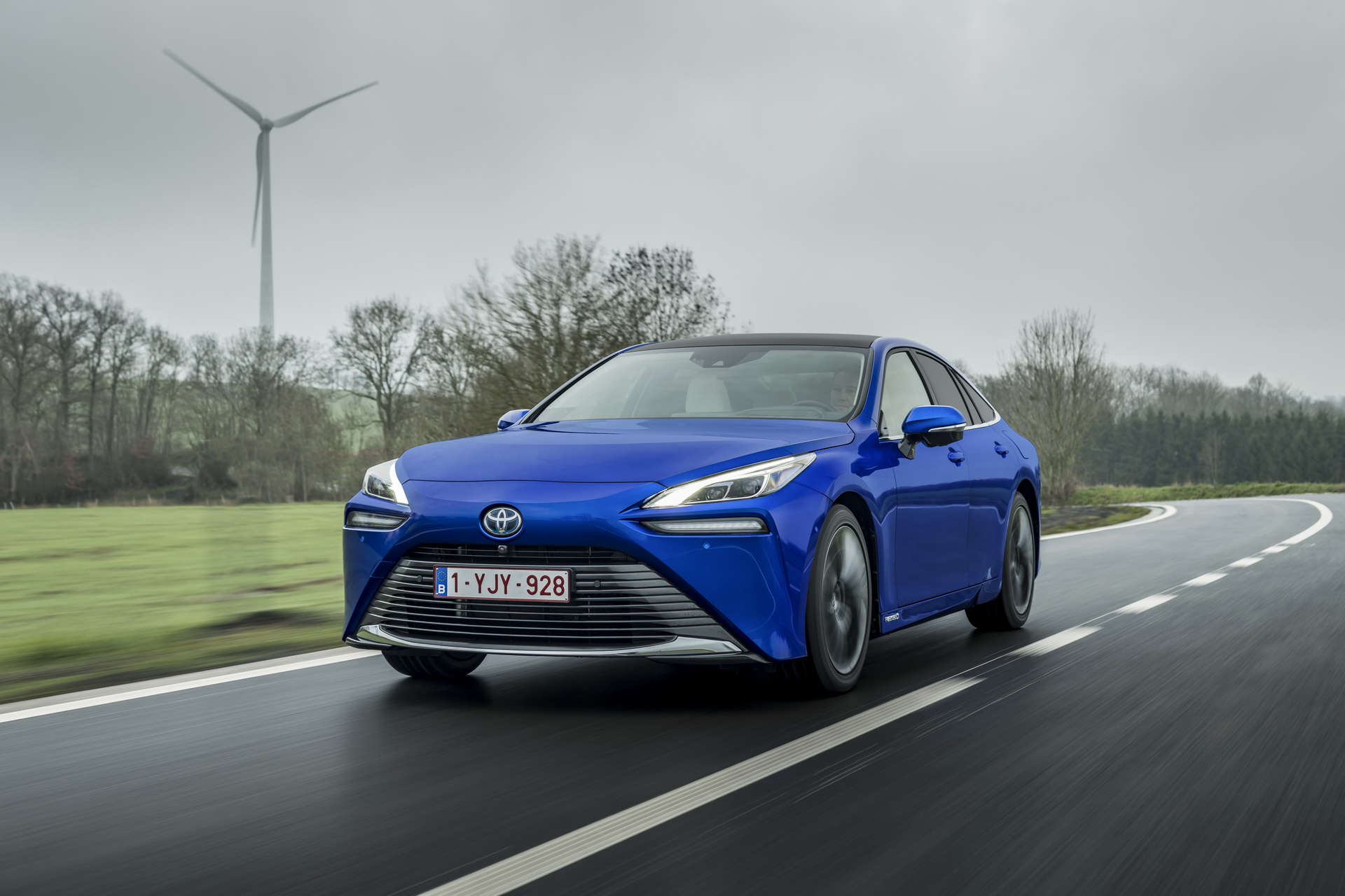 Download 2021 Toyota Mirai - Front Three-Quarter HD Wallpaper 1920x1280 #1