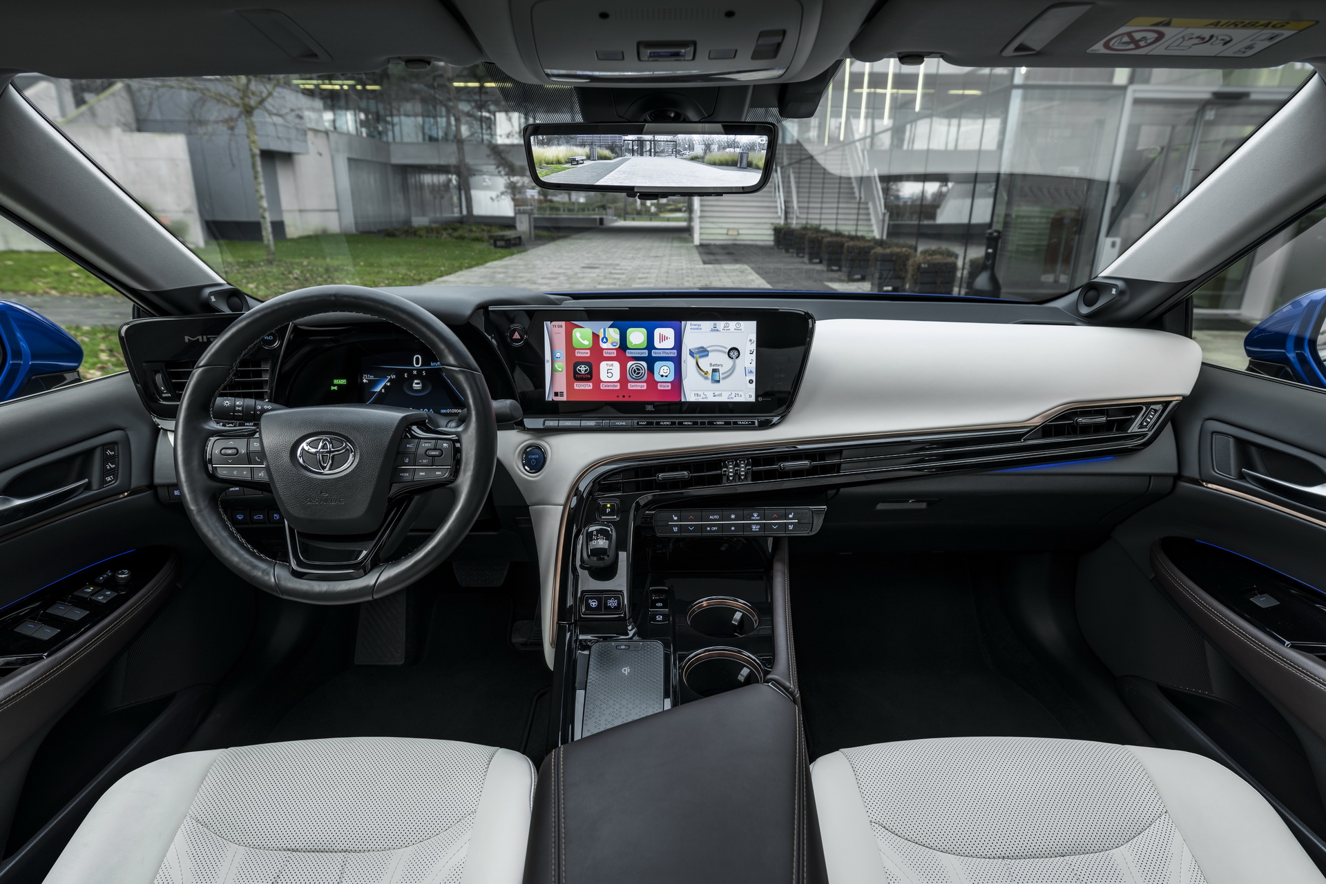 Download 2021 Toyota Mirai - Interior, Cockpit HD Wallpaper 1920x1280 #86