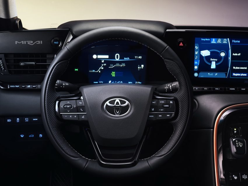 2021 Toyota Mirai - Interior, Steering Wheel Wallpaper 850x638 #115
