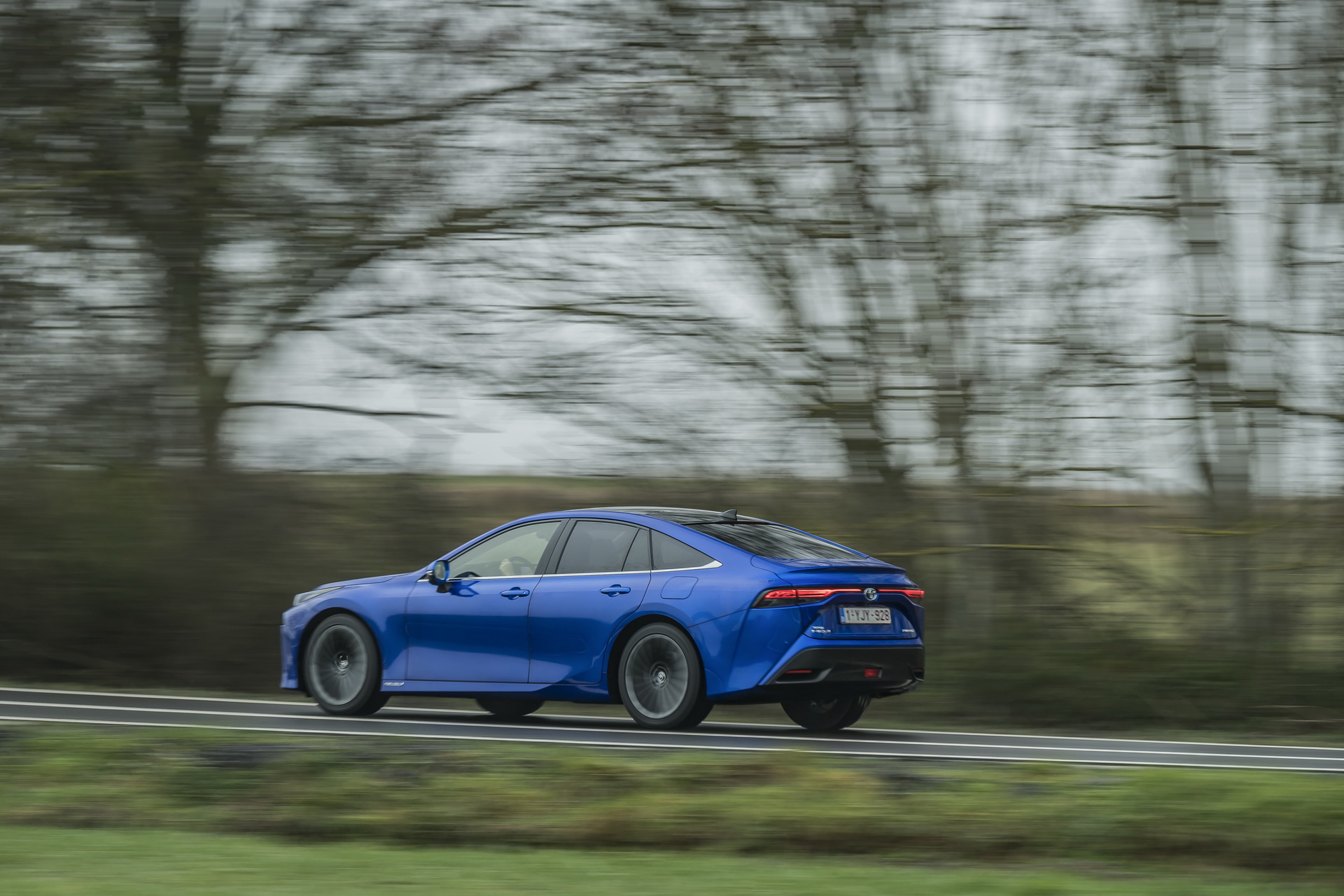 Download 2021 Toyota Mirai - Rear Three-Quarter HD Wallpaper 1920x1280 #22