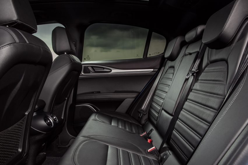 2020 Alfa Romeo Stelvio Veloce - Interior, Rear Seats Wallpaper 850x567 #37