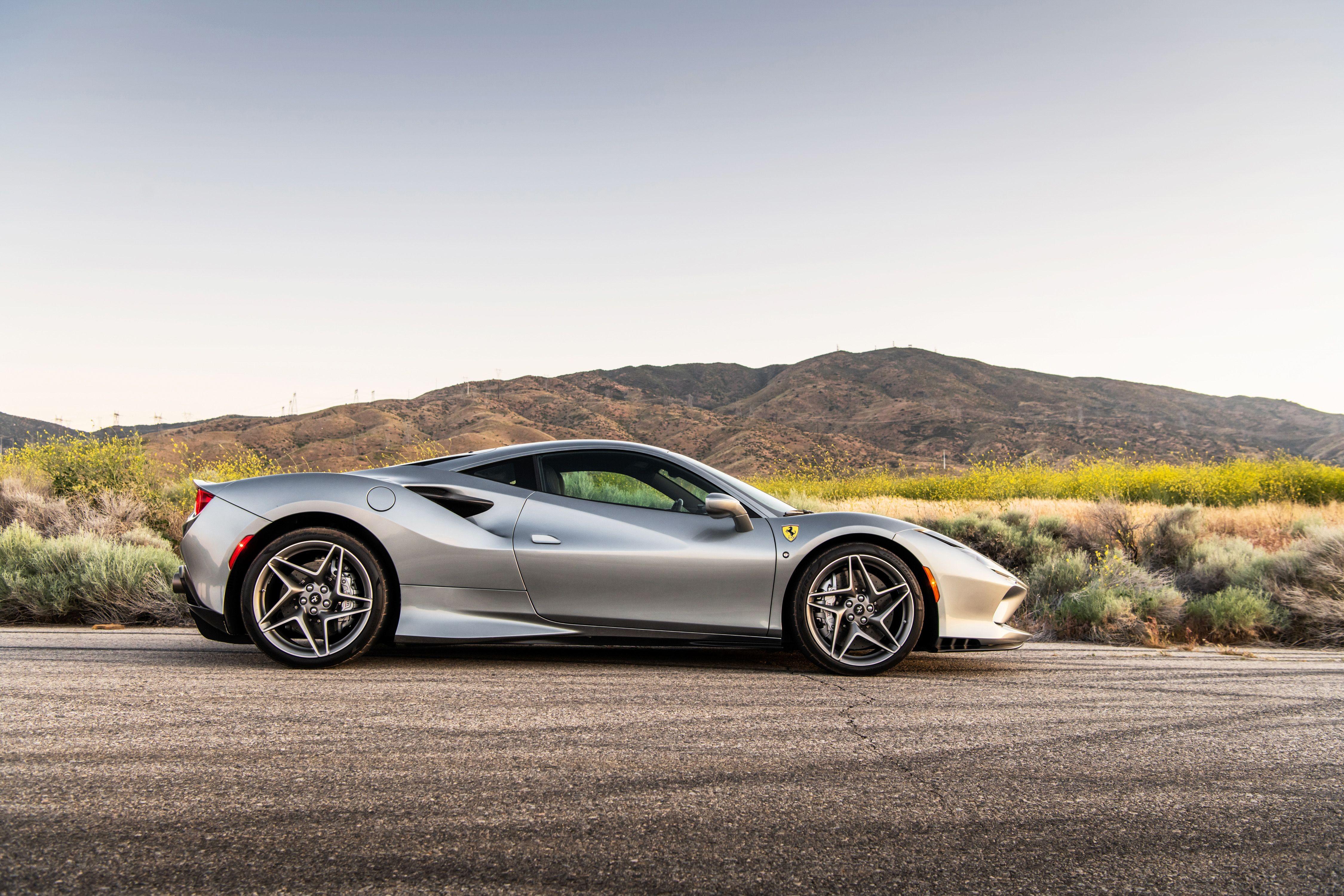 Download 2020 Ferrari F8 Tributo - Side HD Wallpaper 4500x3000 #12