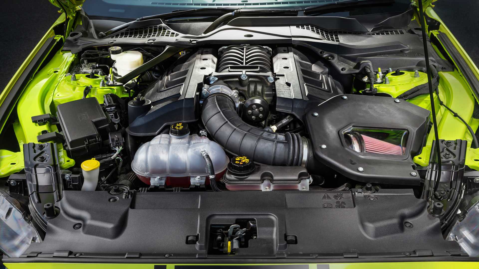 Download 2020 Ford Mustang R-Spec - Engine HD Wallpaper 1920x1080 #38