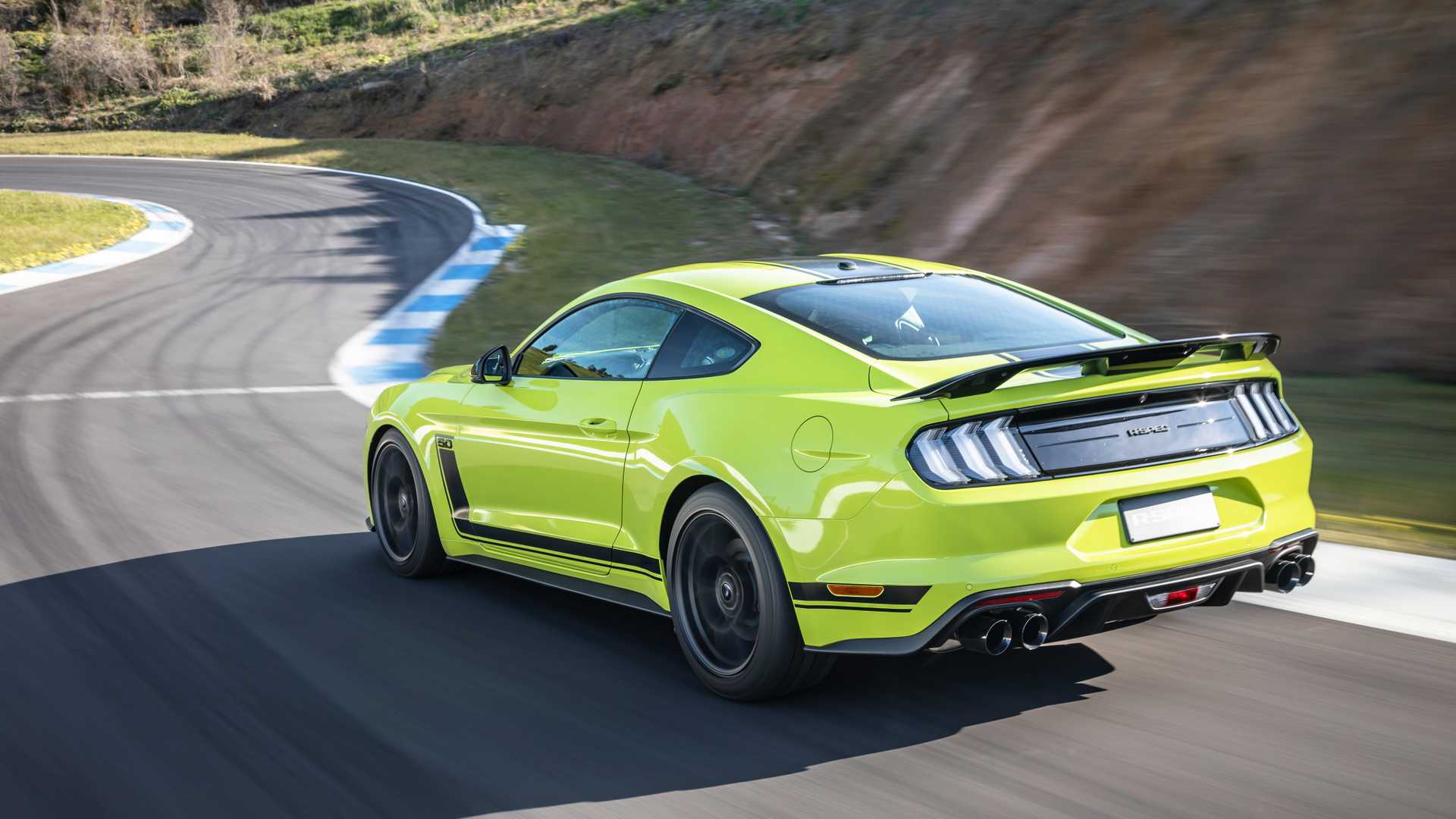 Download 2020 Ford Mustang R-Spec - Rear Three-Quarter HD Wallpaper 1920x1080 #14