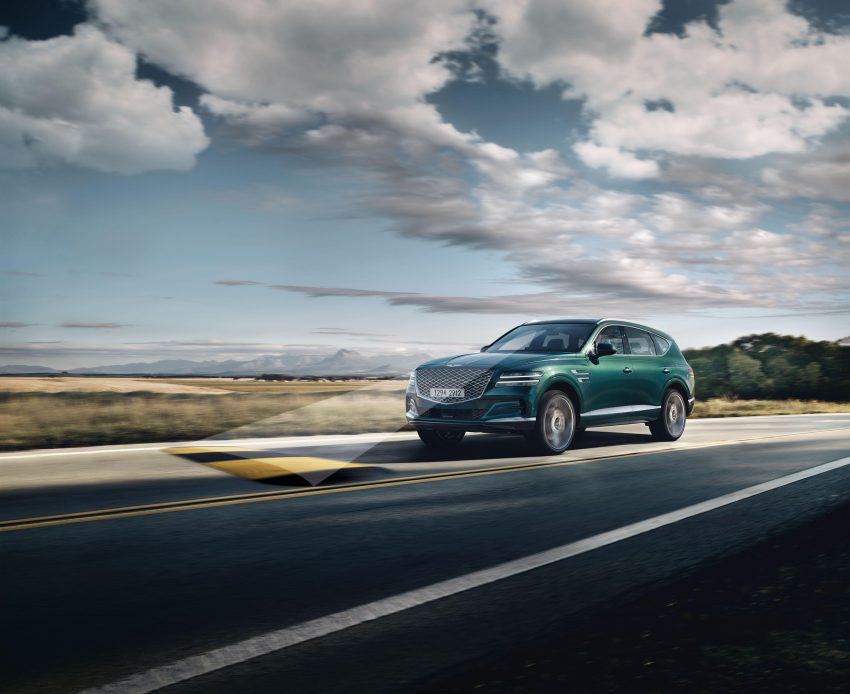 2020 Genesis GV80 - Front Three-Quarter Wallpaper 850x694 #2