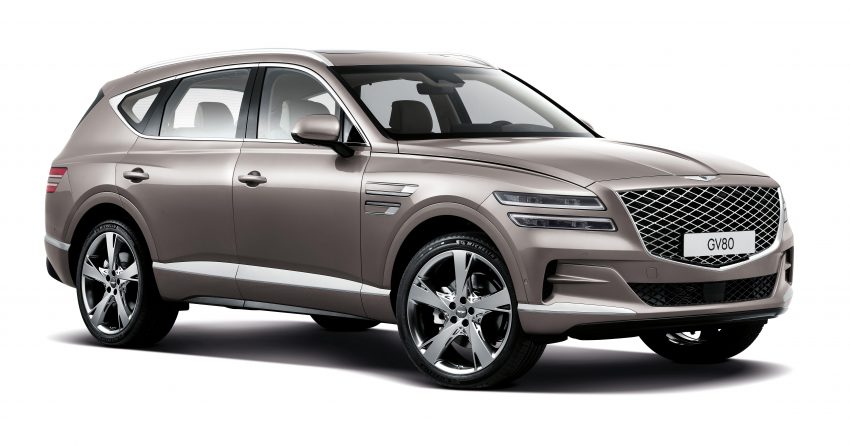 2020 Genesis GV80 - Front Three-Quarter Wallpaper 850x446 #15