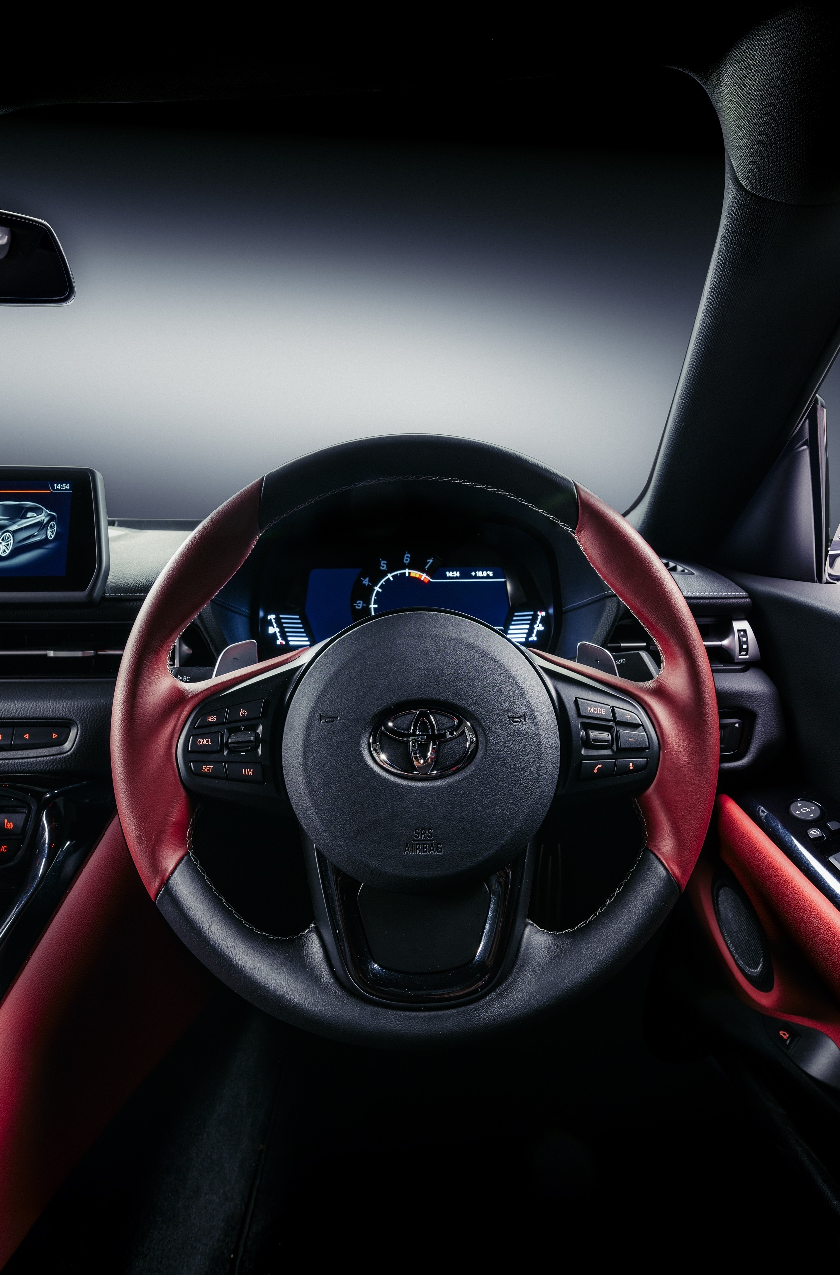 Download 2020 Toyota GR Supra 2.0 Fuji Speedway Edition - Interior, Steering Wheel HD Phone Wallpaper 1688x2560 #59