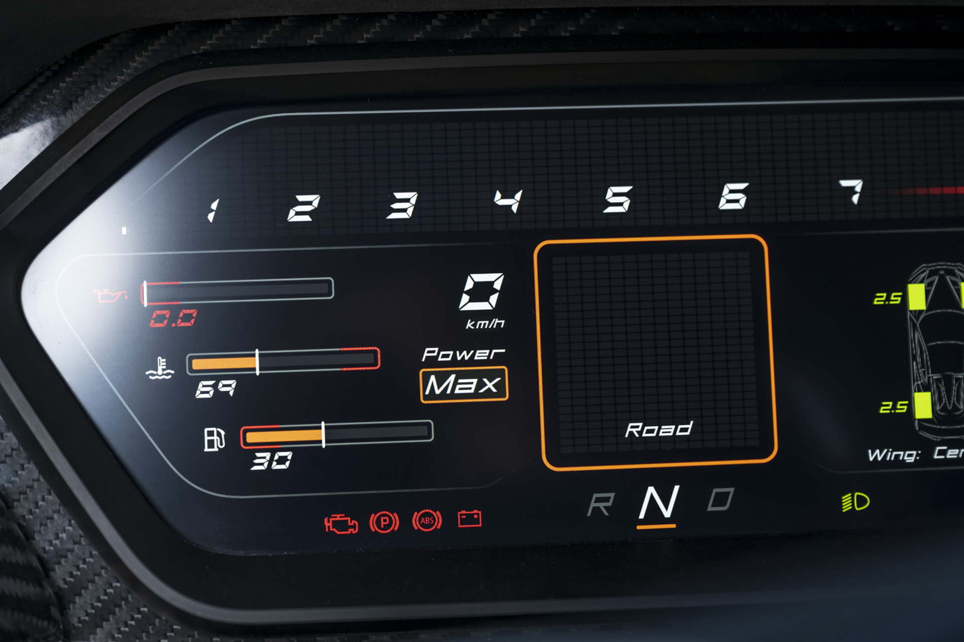 Download 2020 Zenvo TSR-S - Digital Instrument Cluster HD Wallpaper 1920x1280 #98
