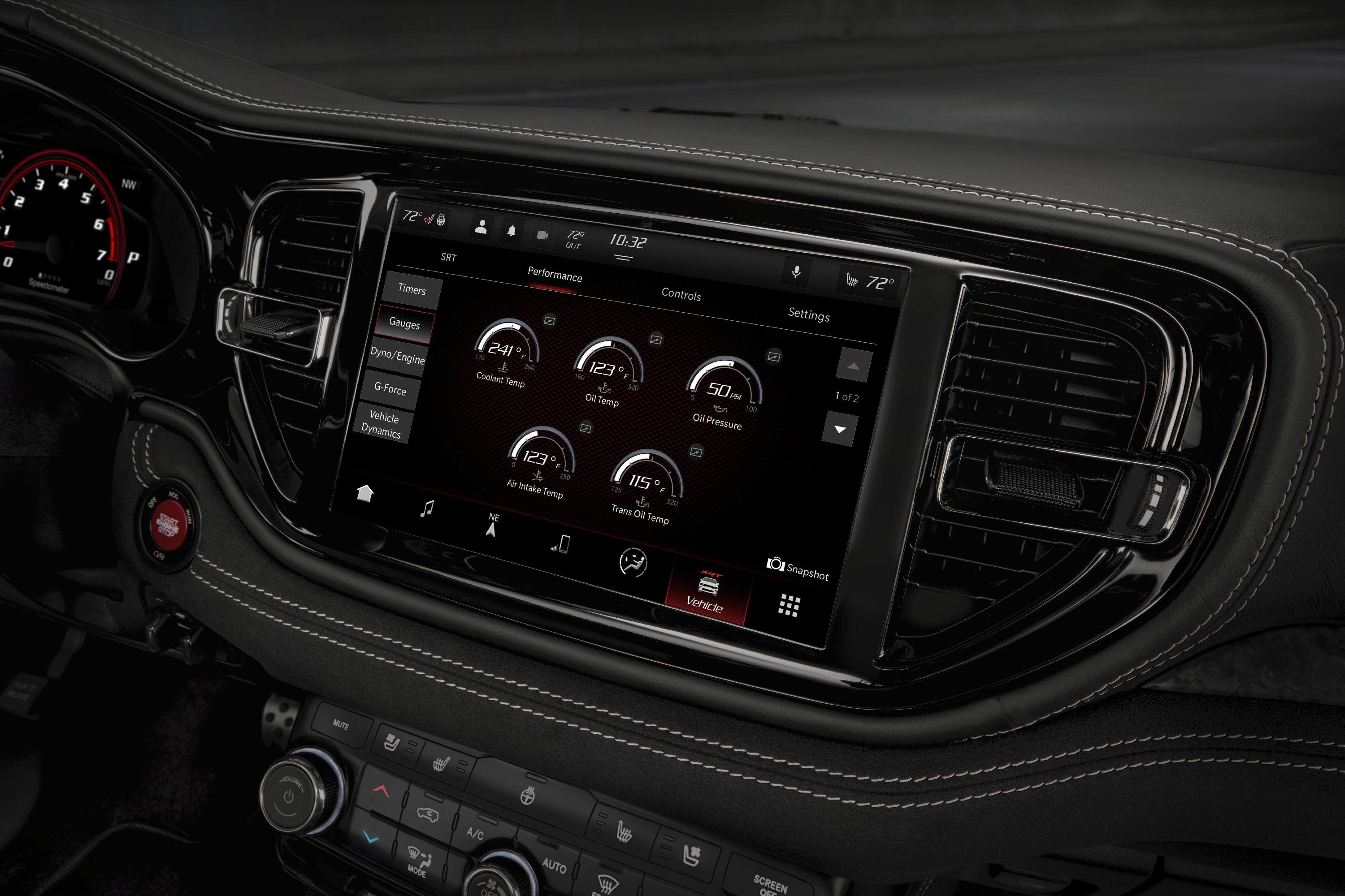 Download 2021 Dodge Durango SRT Hellcat - Central Console HD Wallpaper 3000x2000 #64