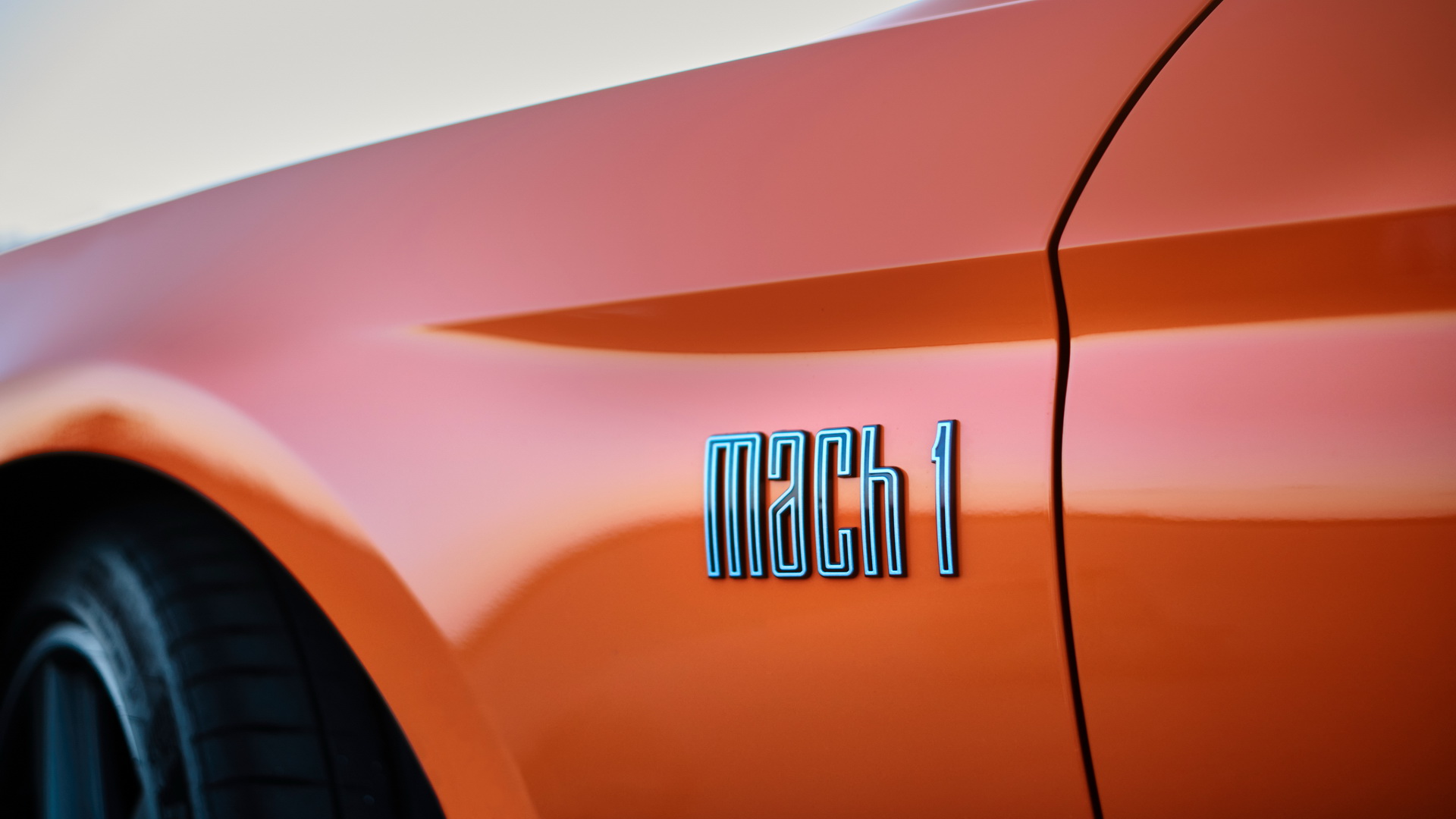 Download 2021 Ford Mustang Mach 1 - Badge HD Wallpaper 1920x1080 #28
