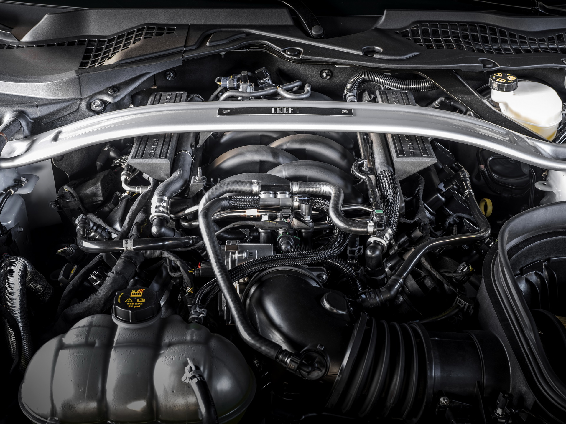 Download 2021 Ford Mustang Mach 1 - Engine HD Wallpaper 1920x1440 #58