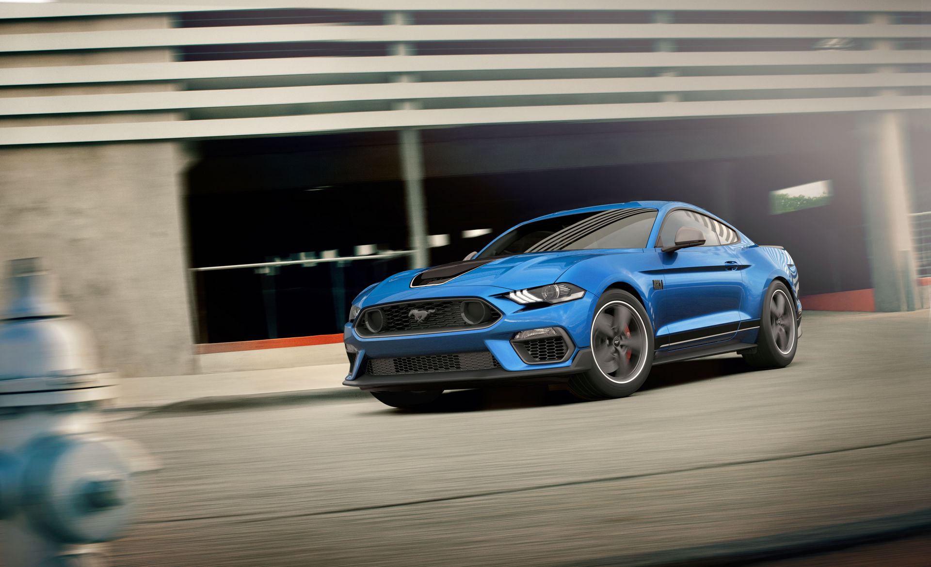 Download 2021 Ford Mustang Mach 1 - Front Three-Quarter HD Wallpaper 1920x1170 #63