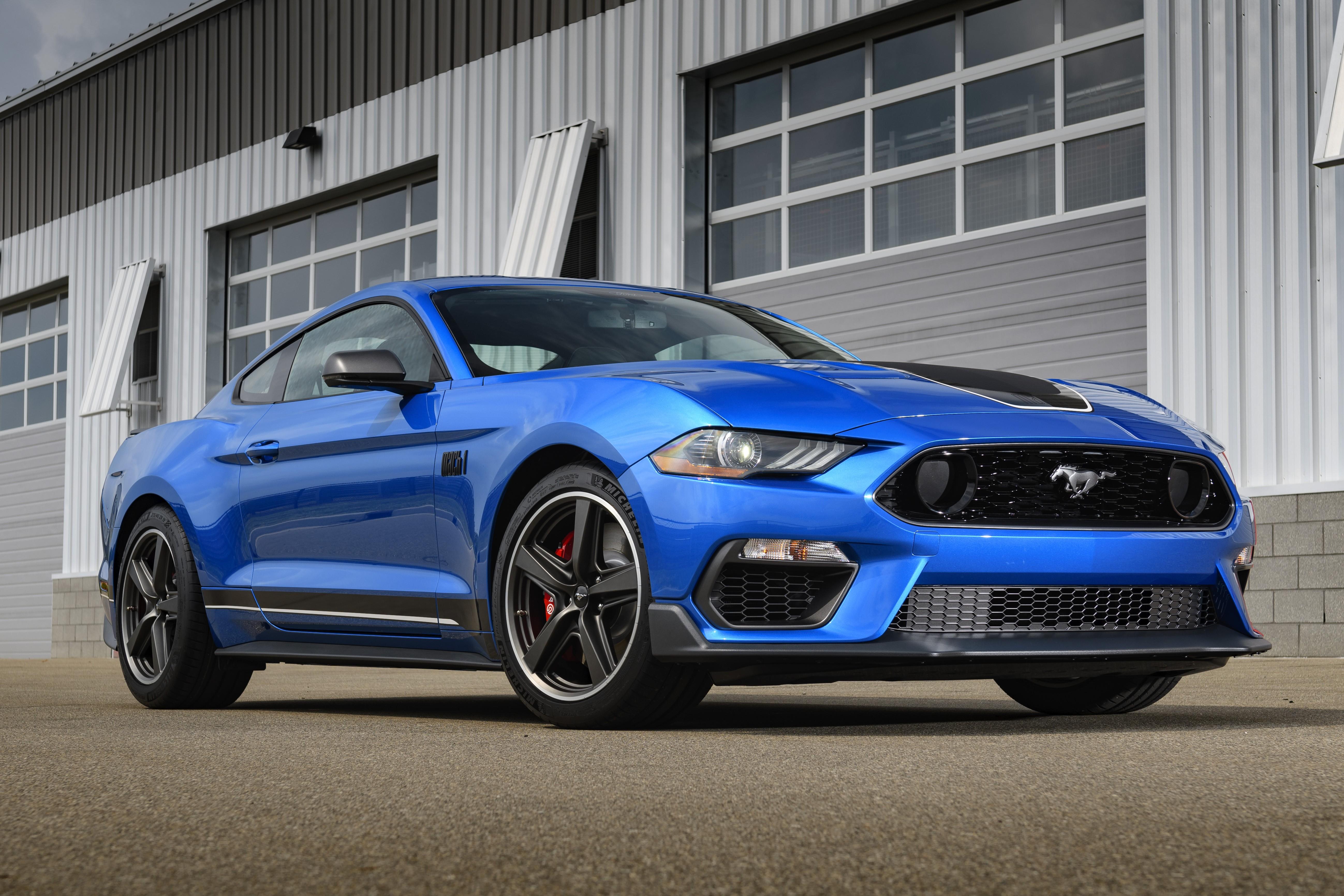 Download 2021 Ford Mustang Mach 1 - Front Three-Quarter HD Wallpaper 5194x3463 #3
