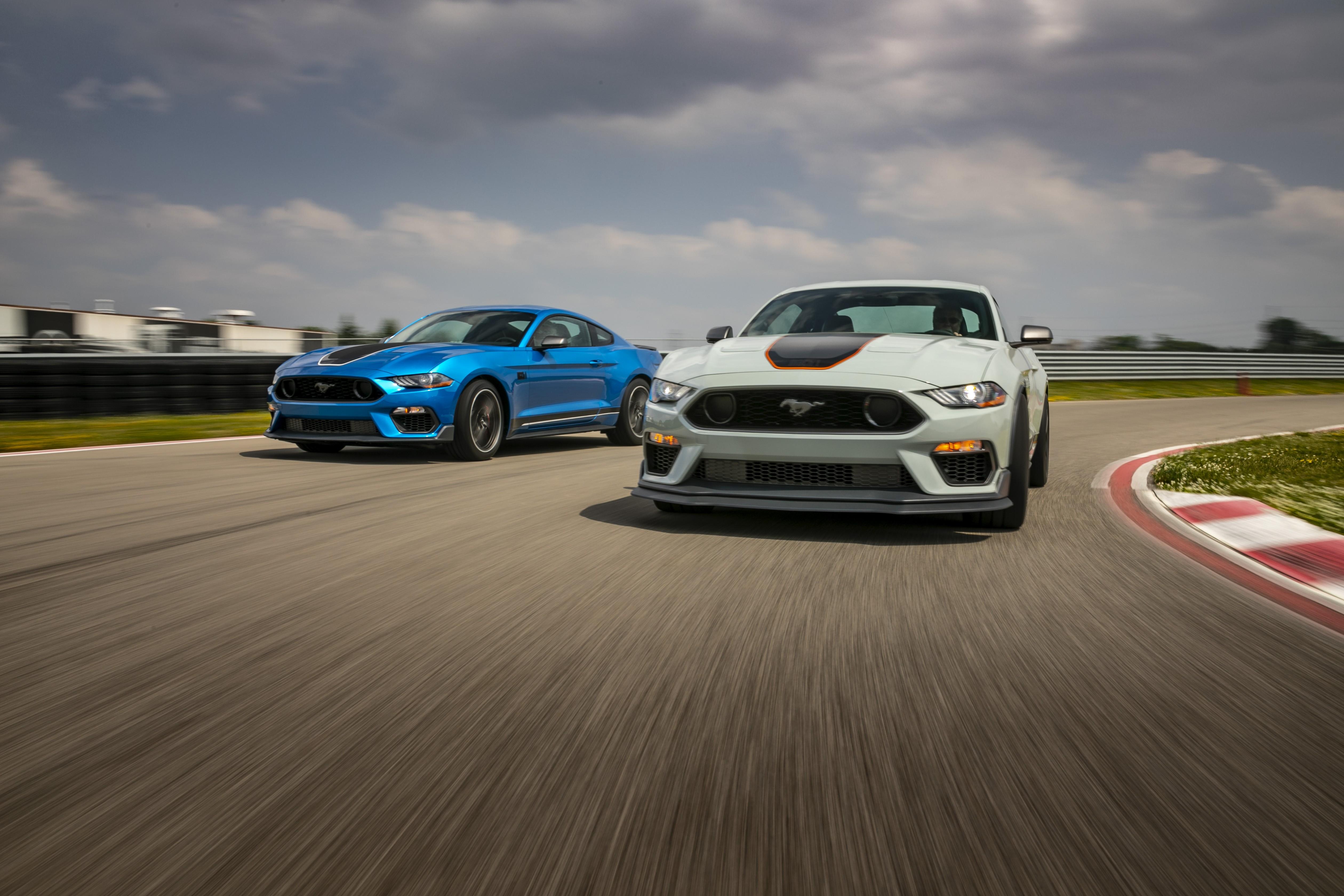 Download 2021 Ford Mustang Mach 1 - Front HD Wallpaper 5040x3360 #2