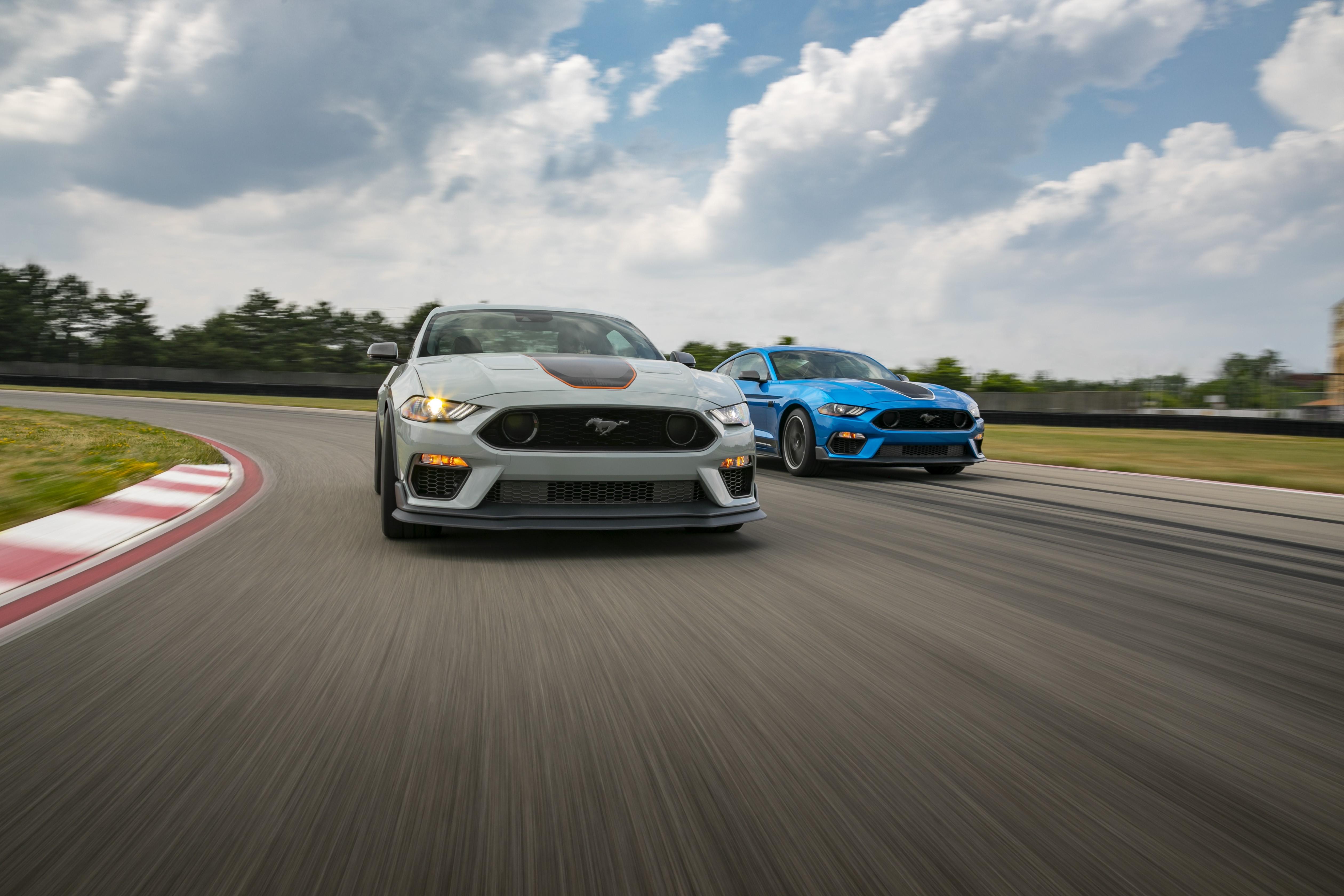 Download 2021 Ford Mustang Mach 1 - Front HD Wallpaper 5040x3360 #1
