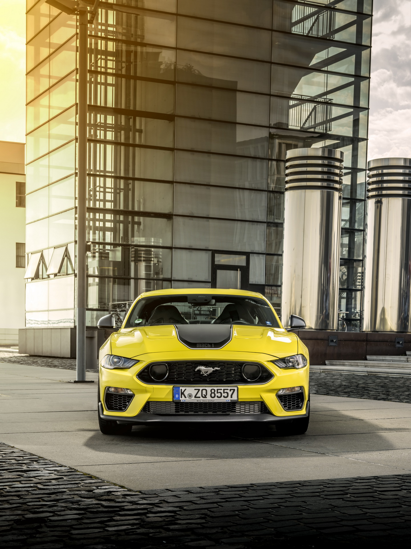 Download 2021 Ford Mustang Mach 1 - Front HD Phone Wallpaper 1440x1920 #34