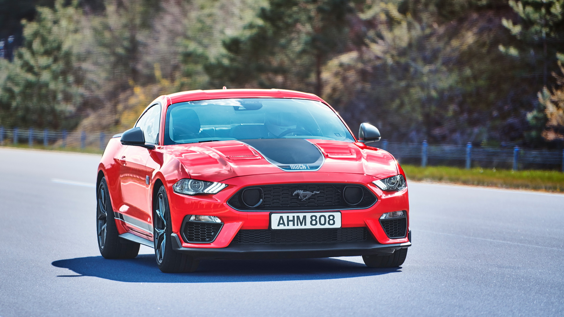 Download 2021 Ford Mustang Mach 1 - Front HD Wallpaper 1920x1080 #19