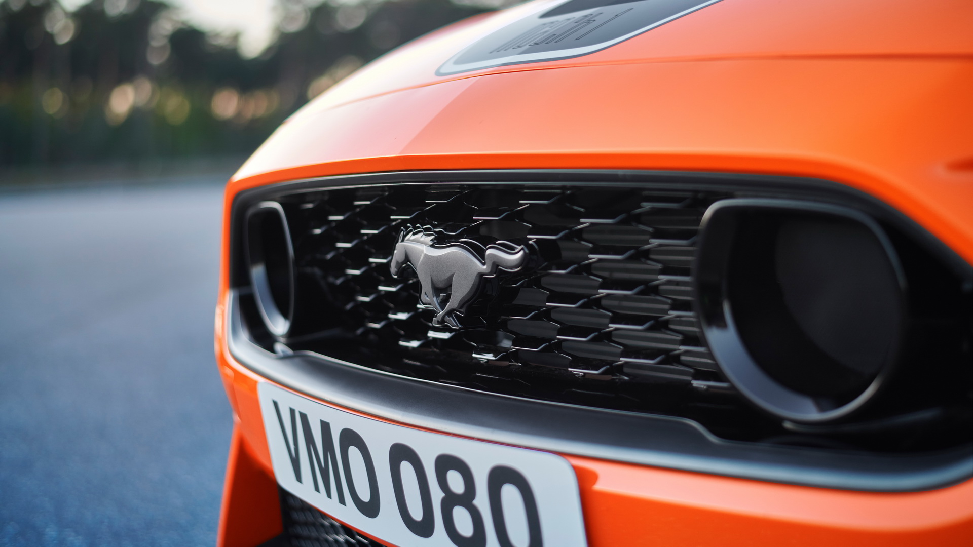 Download 2021 Ford Mustang Mach 1 - Grill HD Wallpaper 1920x1080 #26