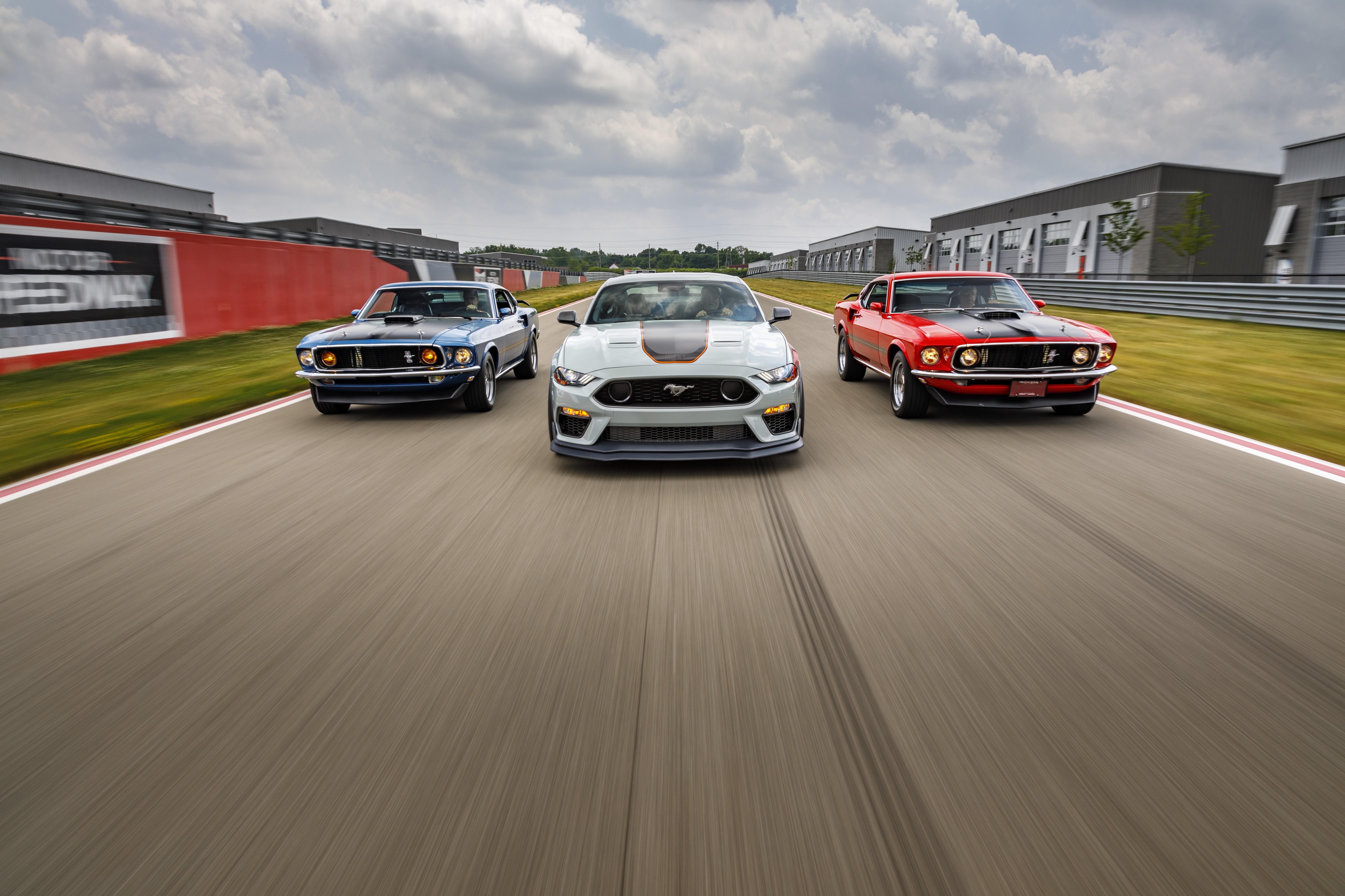 Download 2021 Ford Mustang Mach 1 Handling Package - Front HD Wallpaper 6720x4480 #9