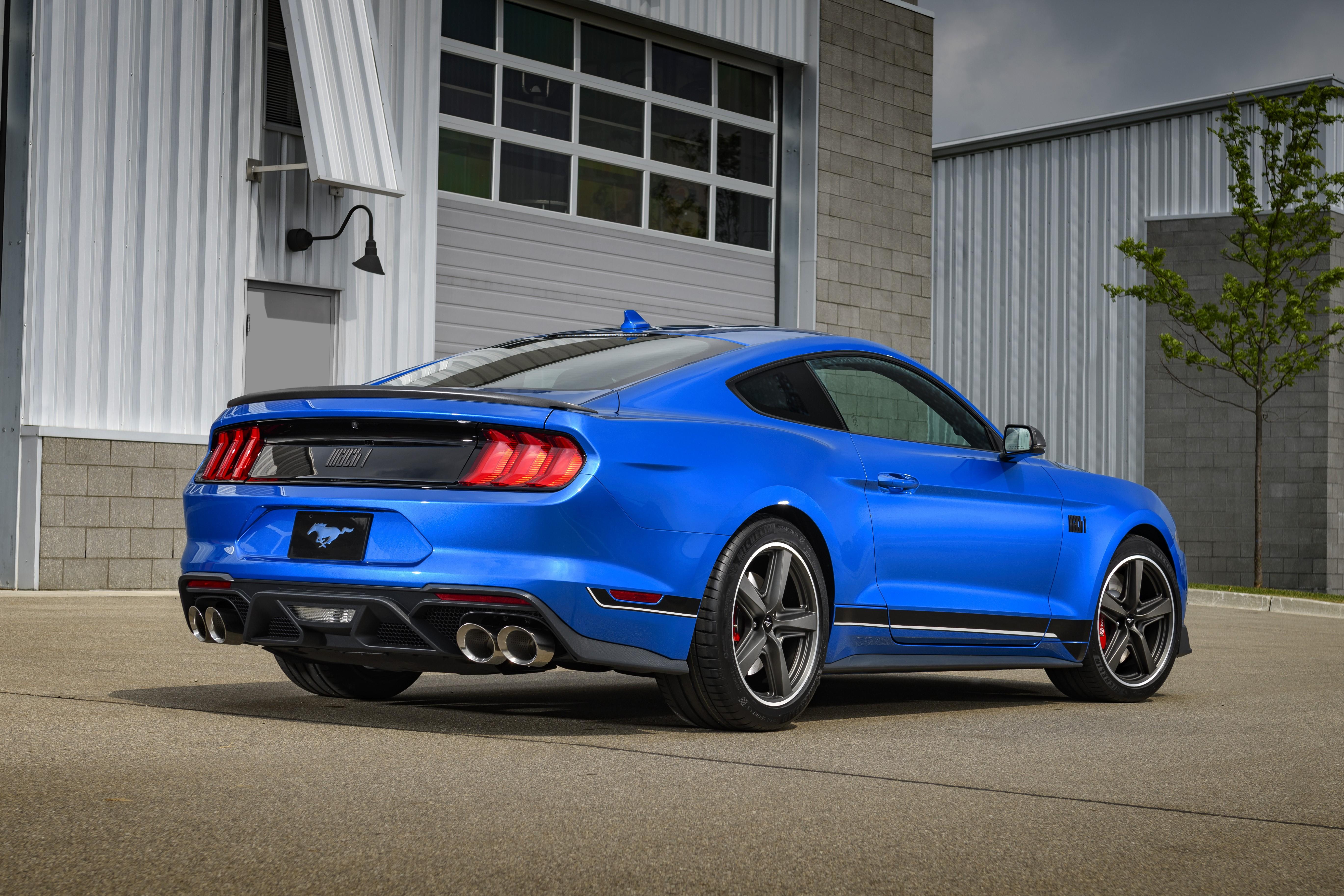 Download 2021 Ford Mustang Mach 1 - Rear Three-Quarter HD Wallpaper 5478x3652 #7