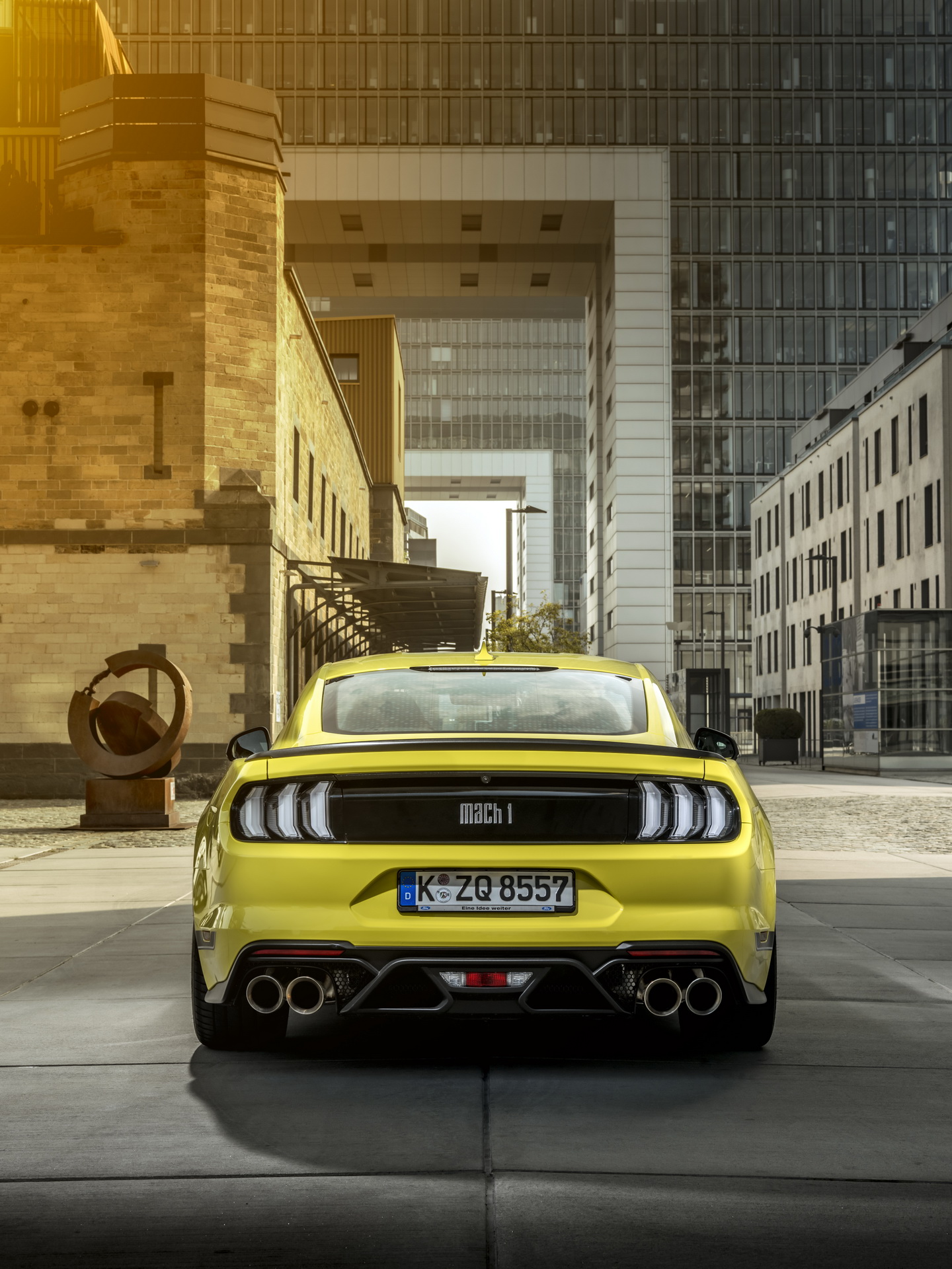 Download 2021 Ford Mustang Mach 1 - Rear HD Phone Wallpaper 1440x1920 #36