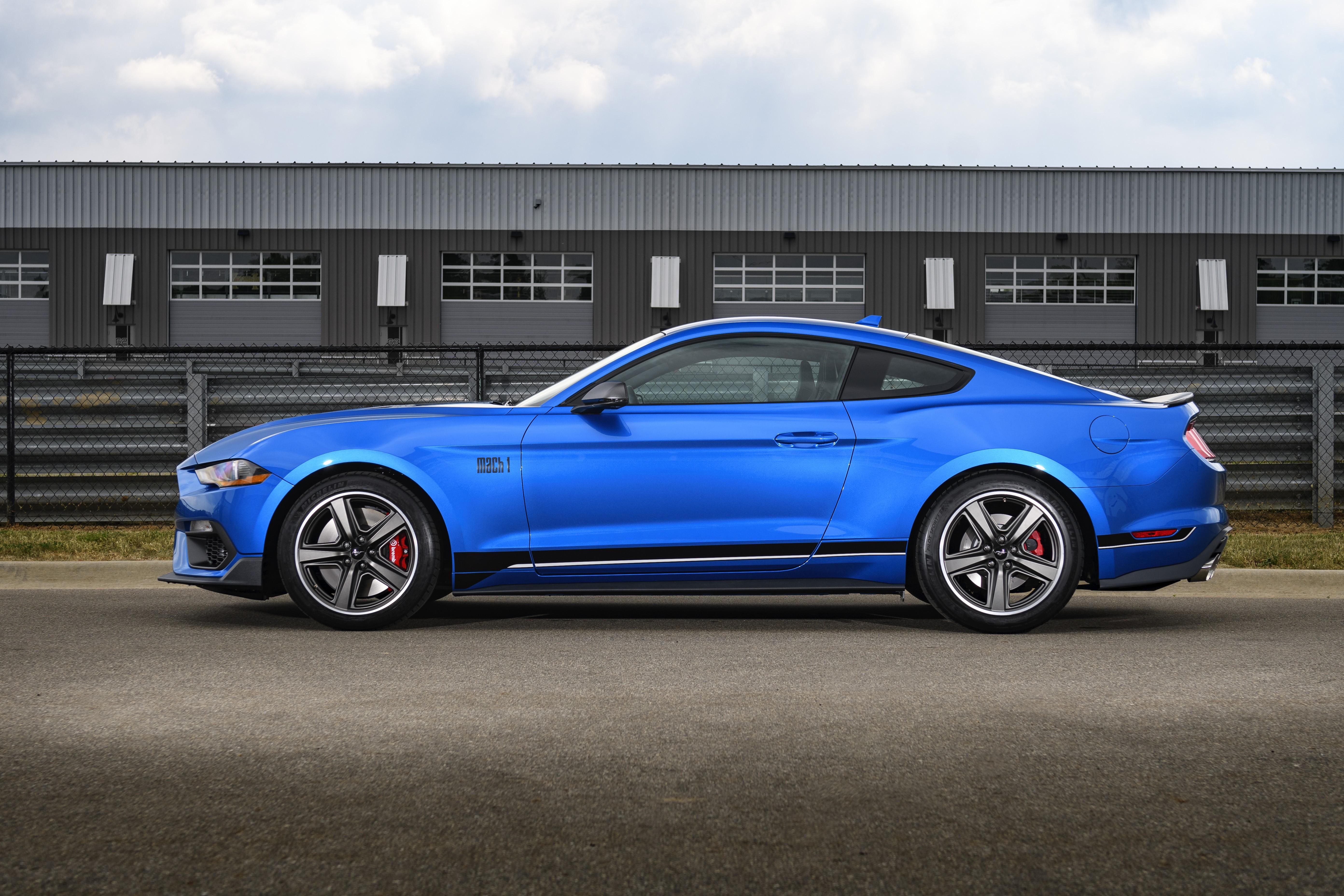 Download 2021 Ford Mustang Mach 1 - Side HD Wallpaper 5568x3712 #8