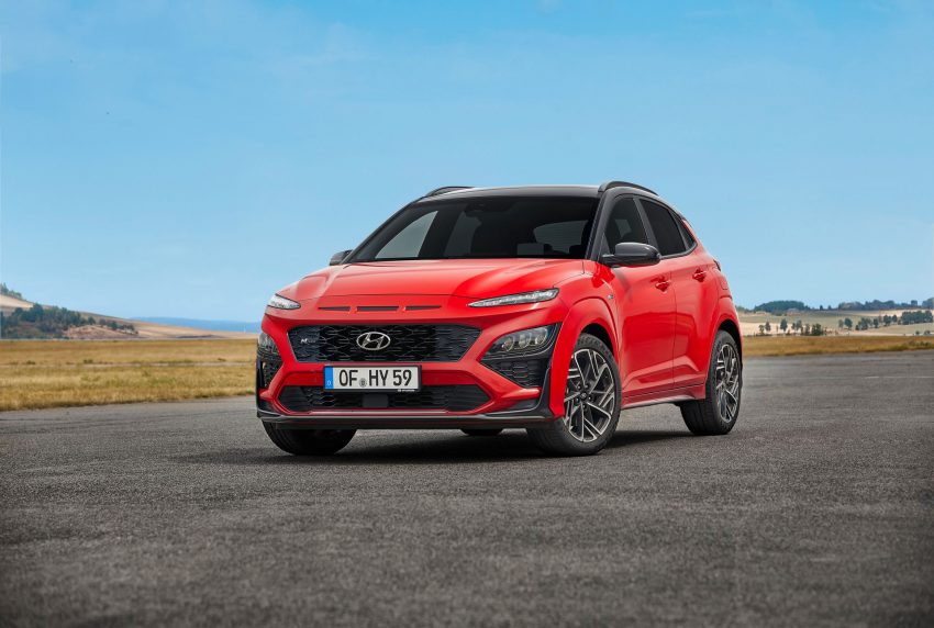 2021 Hyundai Kona N Line - Front Three-Quarter Wallpaper 850x572 #1