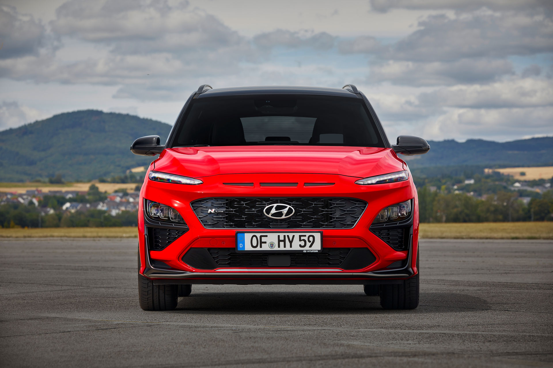 Download 2021 Hyundai Kona N Line - Front HD Wallpaper 1920x1280 #2