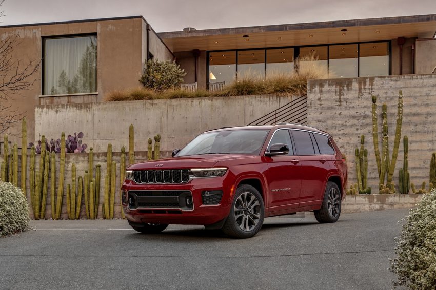 2021 Jeep Grand Cherokee L Overland - Front Three-Quarter Wallpaper 850x566 #19