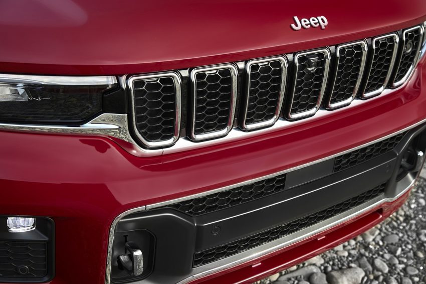 2021 Jeep Grand Cherokee L Overland - Grill Wallpaper 850x566 #25