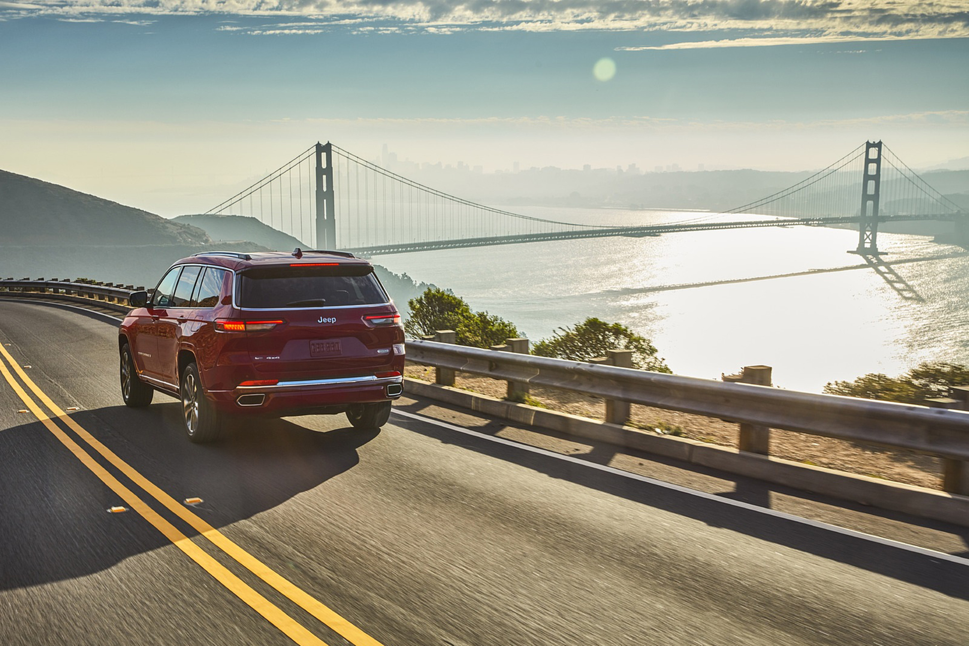 Download 2021 Jeep Grand Cherokee L Overland - Rear Three-Quarter HD Wallpaper 1921x1281 #6