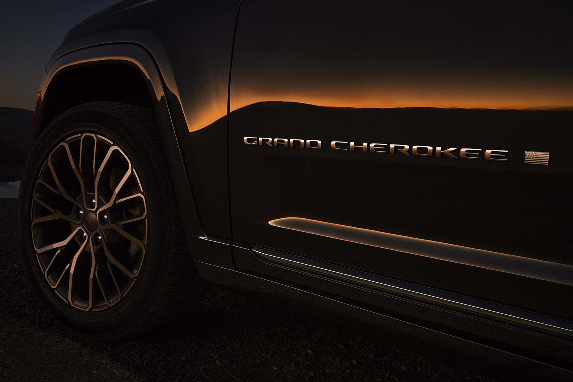 Download 2021 Jeep Grand Cherokee L Summit Reserve - Badge HD Wallpaper 1921x1280 #63