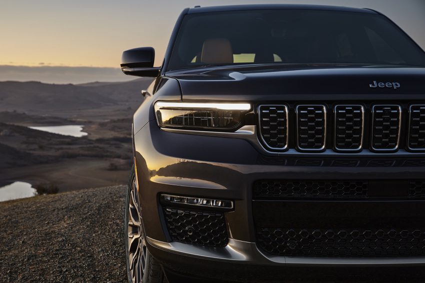 2021 Jeep Grand Cherokee L Summit Reserve - Headlight Wallpaper 850x567 #58