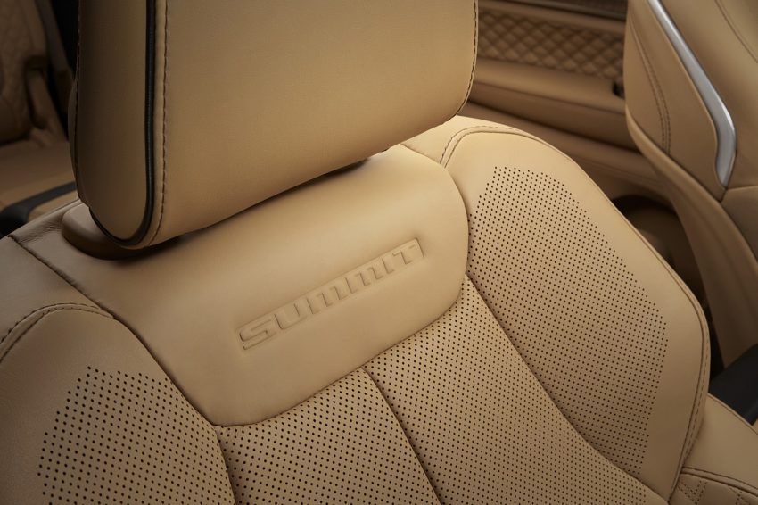 2021 Jeep Grand Cherokee L Summit Reserve - Interior, Front Seats Wallpaper 850x566 #88