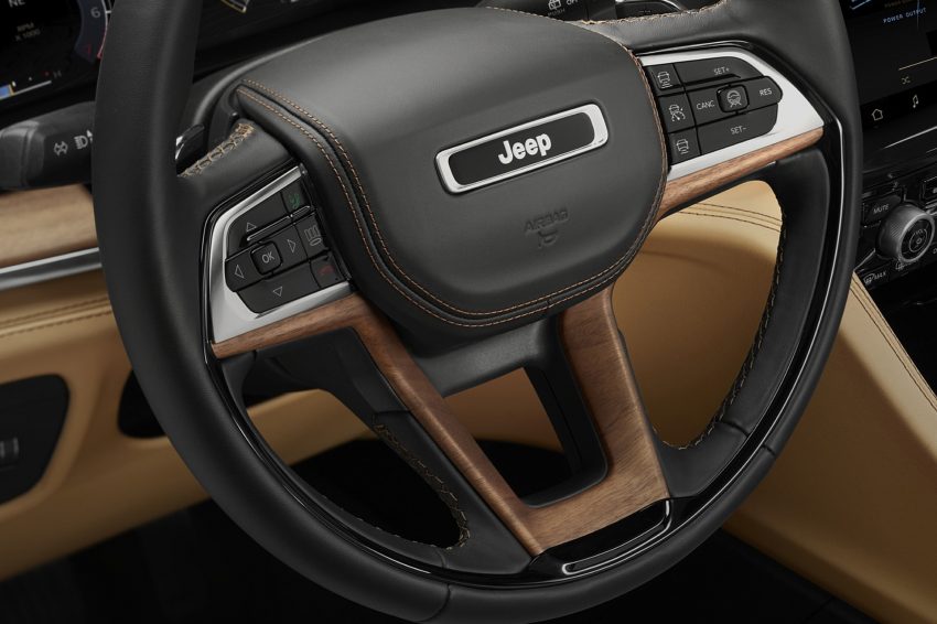 2021 Jeep Grand Cherokee L Summit Reserve - Interior, Steering Wheel Wallpaper 850x566 #86