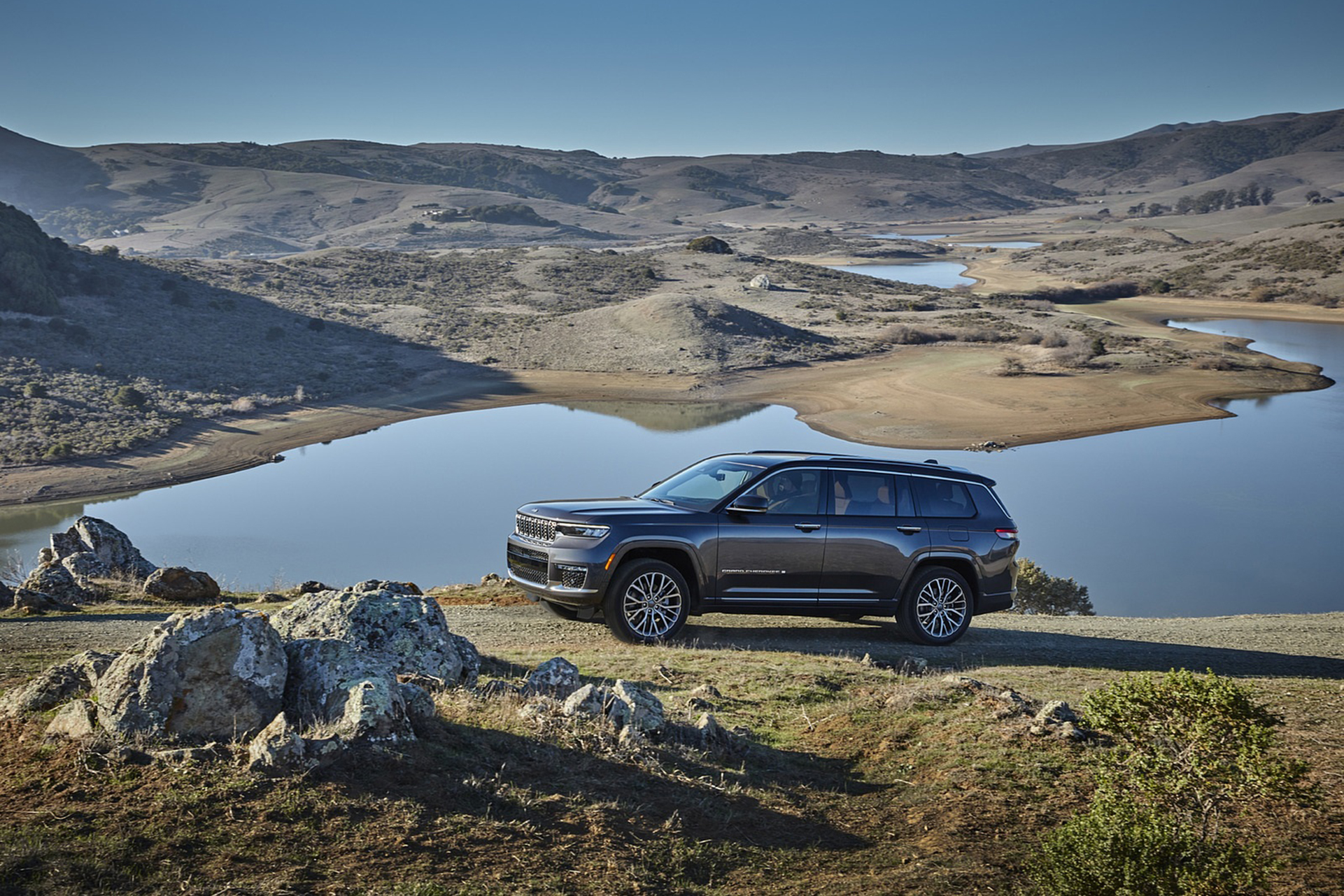 Download 2021 Jeep Grand Cherokee L Summit Reserve - Side HD Wallpaper 1921x1281 #35