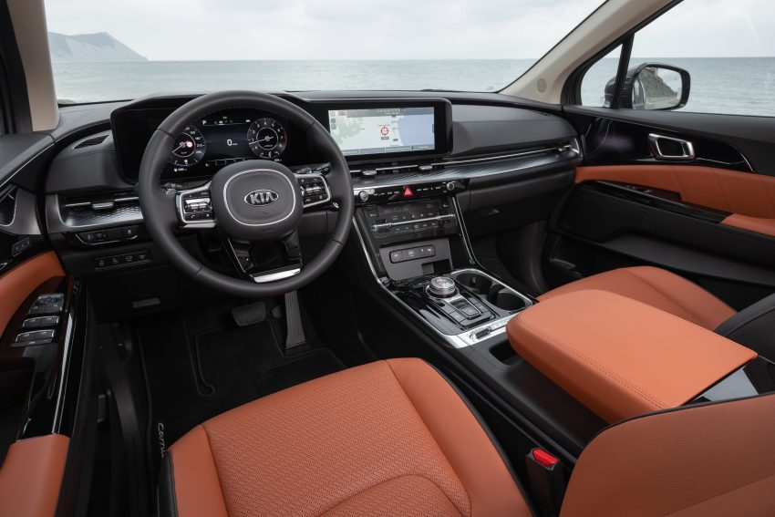 2021 Kia Carnival [CIS-spec] - Interior, Cockpit Wallpaper 850x567 #11