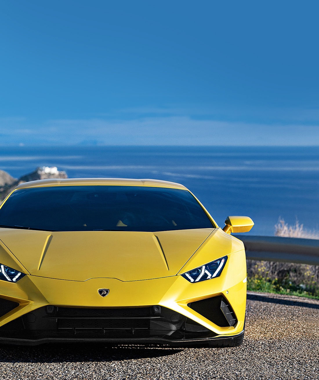 Download 2021 Lamborghini Huracán EVO RWD - Front HD Phone Wallpaper 1100x1310 #11