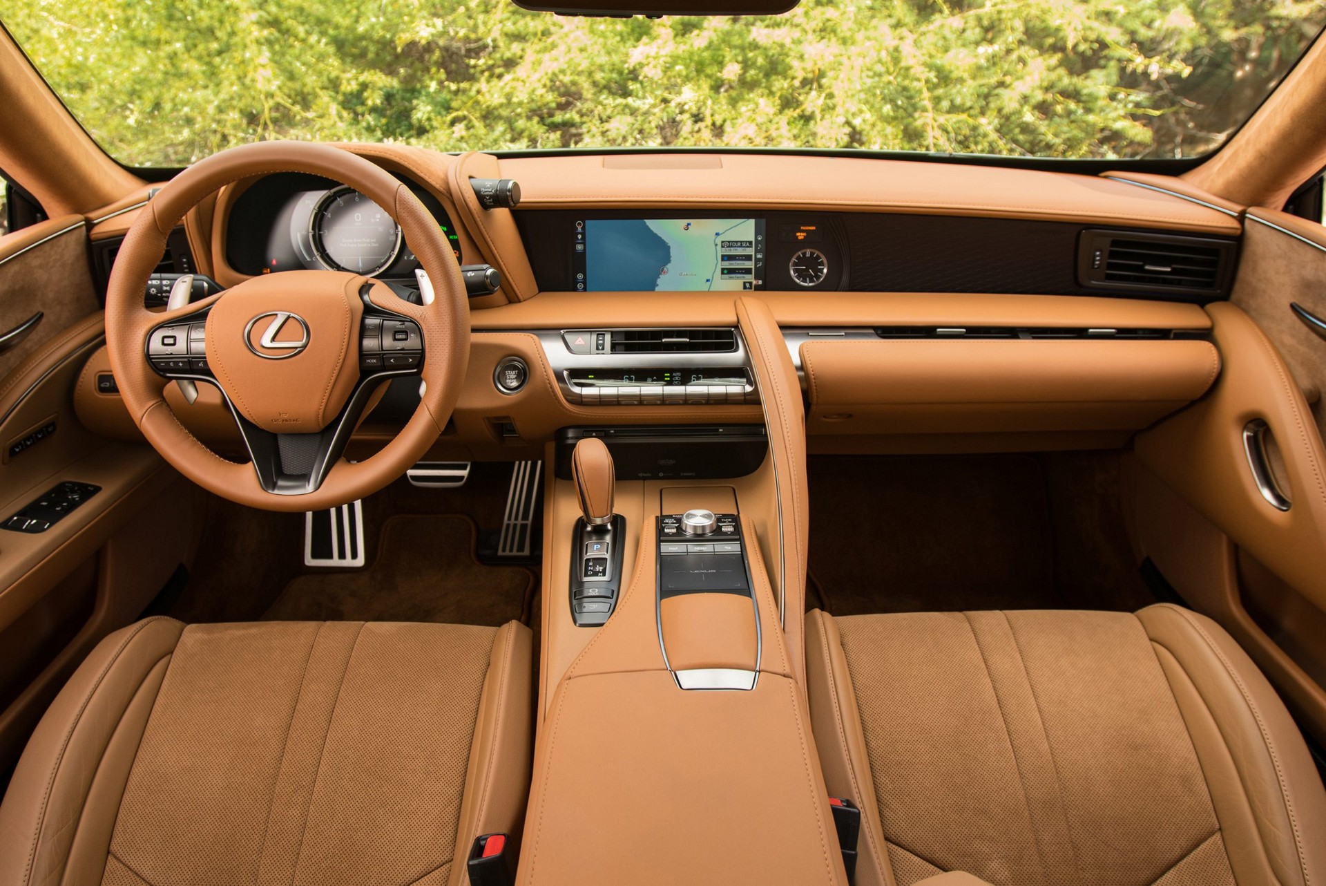 Download 2021 Lexus LC 500 Coupe - Interior, Cockpit HD Wallpaper 1920x1282 #98