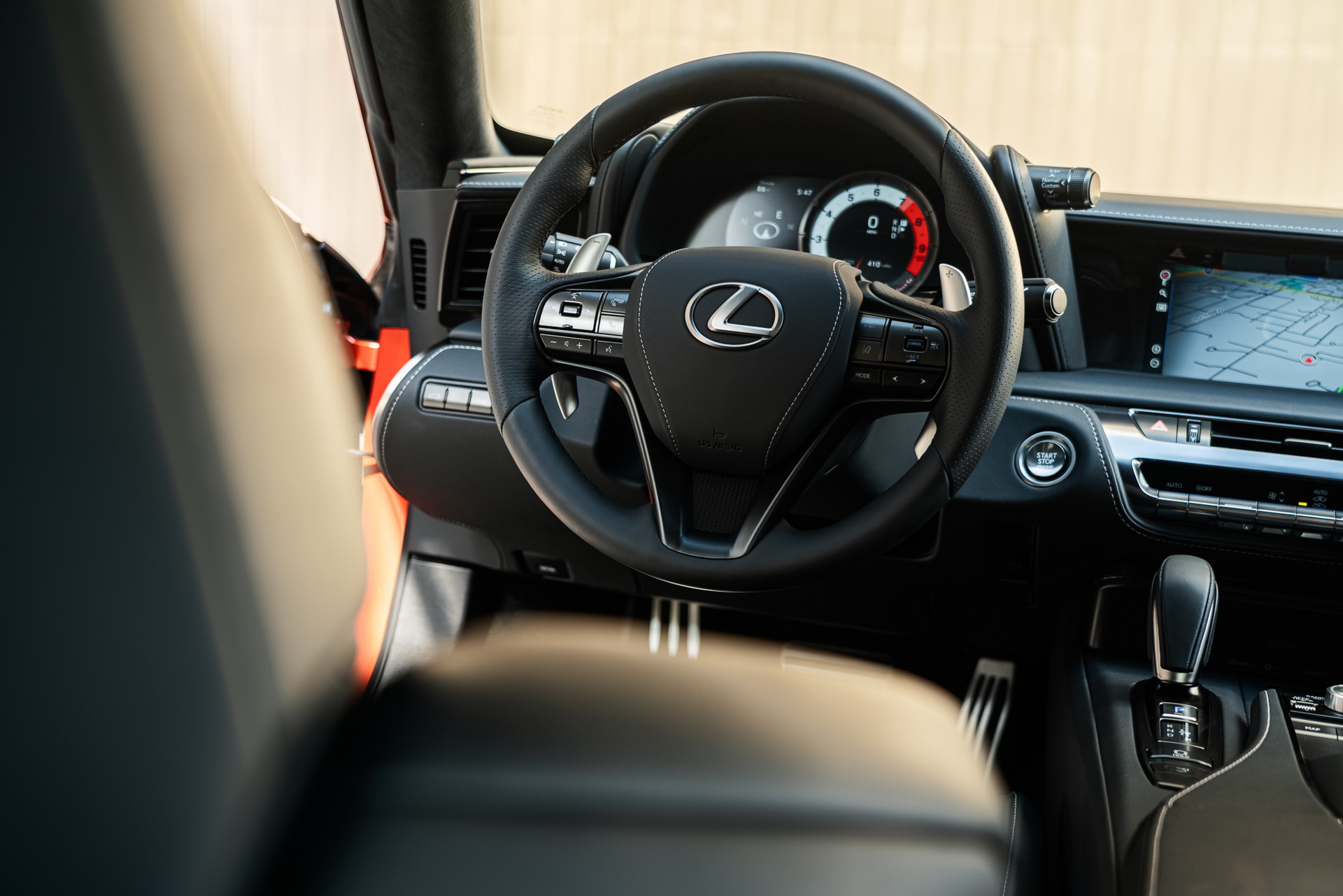 Download 2021 Lexus LC 500 Coupe - Interior, Steering Wheel HD Wallpaper 1920x1281 #40