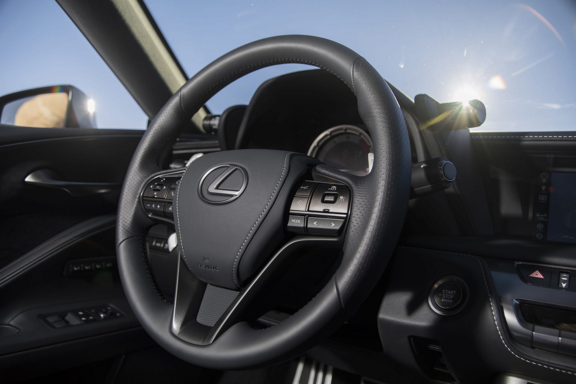 Download 2021 Lexus LC 500 Coupe - Interior, Steering Wheel HD Wallpaper 1920x1280 #99